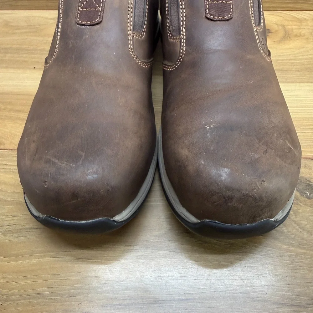 Red Wing Comfort Pro Womens 8.5 B Safety Toe Brown‎ Leather Slip On Work 2308